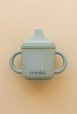 Minika Silicone Sippy Cup, Sage