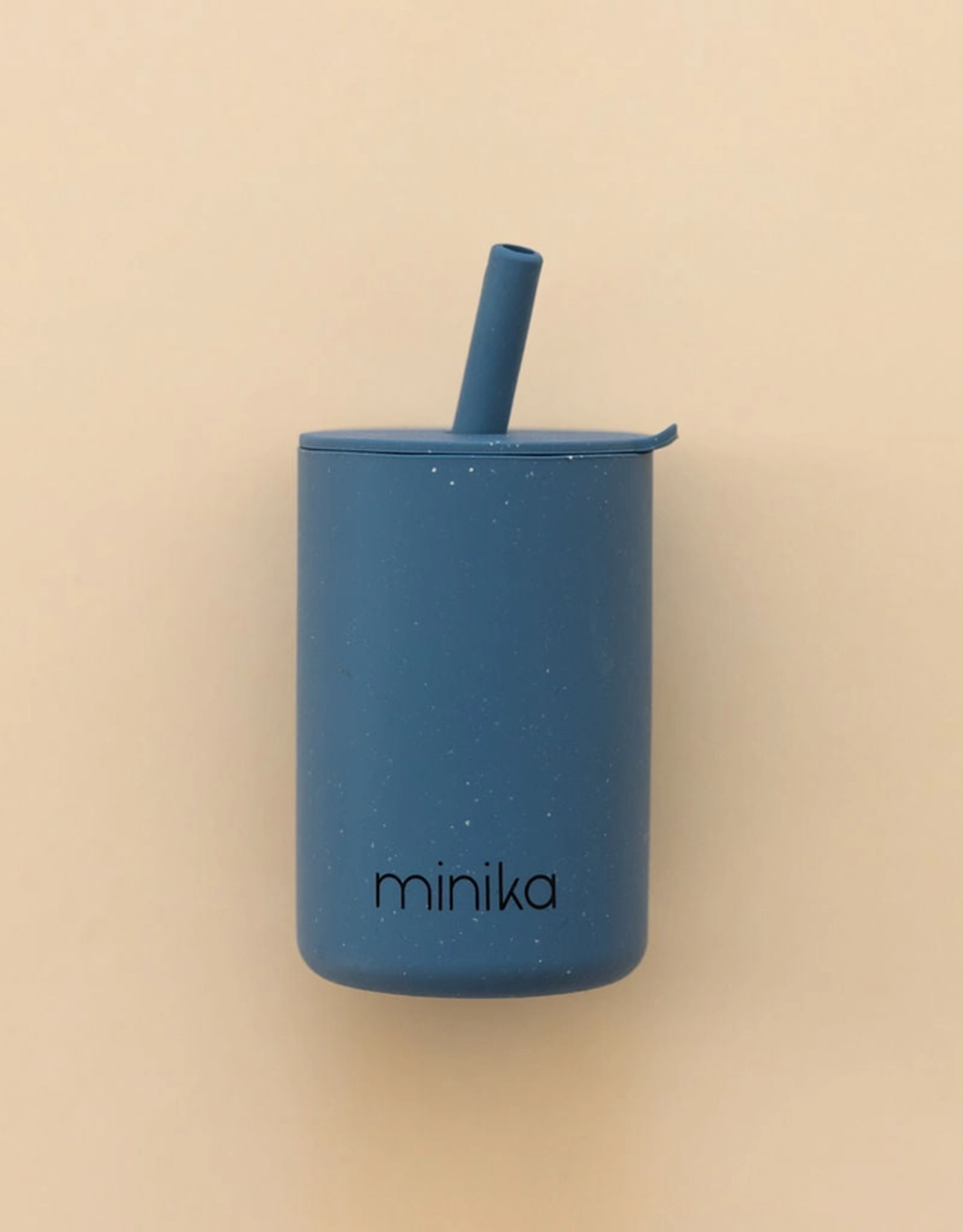 Minika Straw Cup w/Lid, Indigo