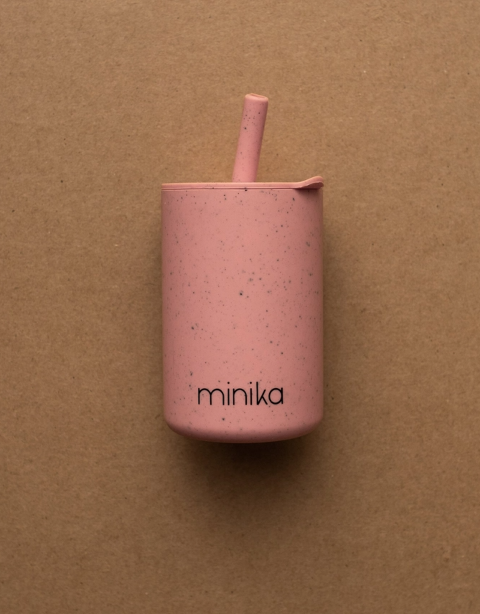 Minika Straw Cup w/Lid, Sorbet