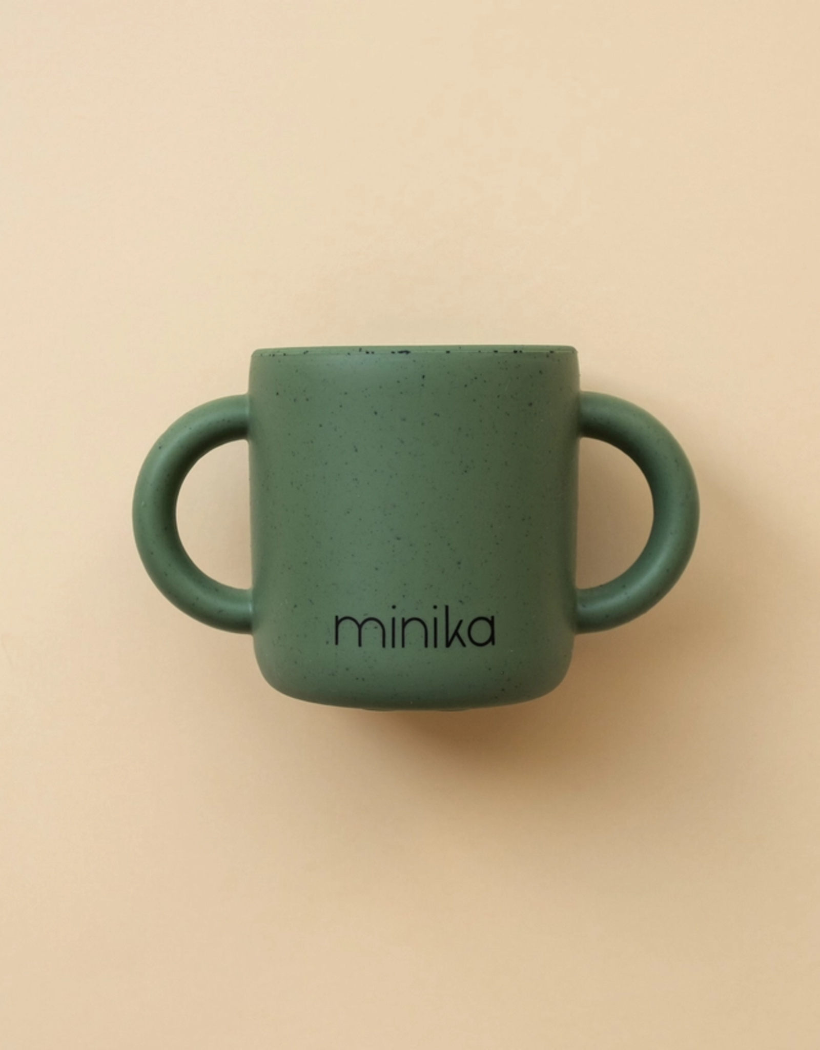 Minika Learning Cup w/Handles, Leaf