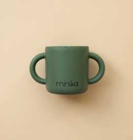 Minika Learning Cup w/Handles, Leaf