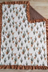 Aier Wholesale Cactus & Highlands Ruffle Baby Blanket