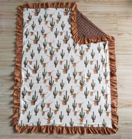 Aier Wholesale Cactus & Highlands Ruffle Baby Blanket