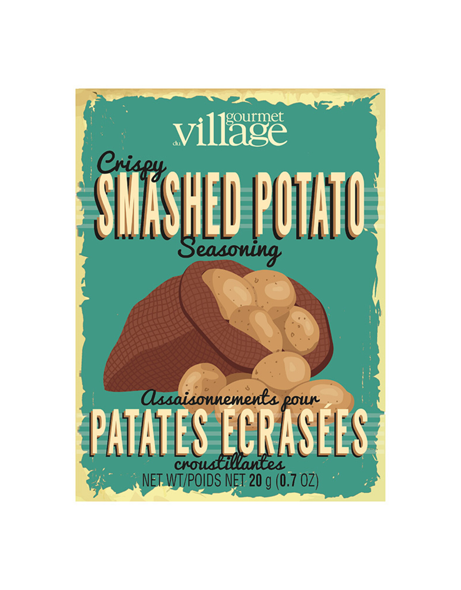 Gourmet Village Seasoning, Crispy Smashed Potatoes