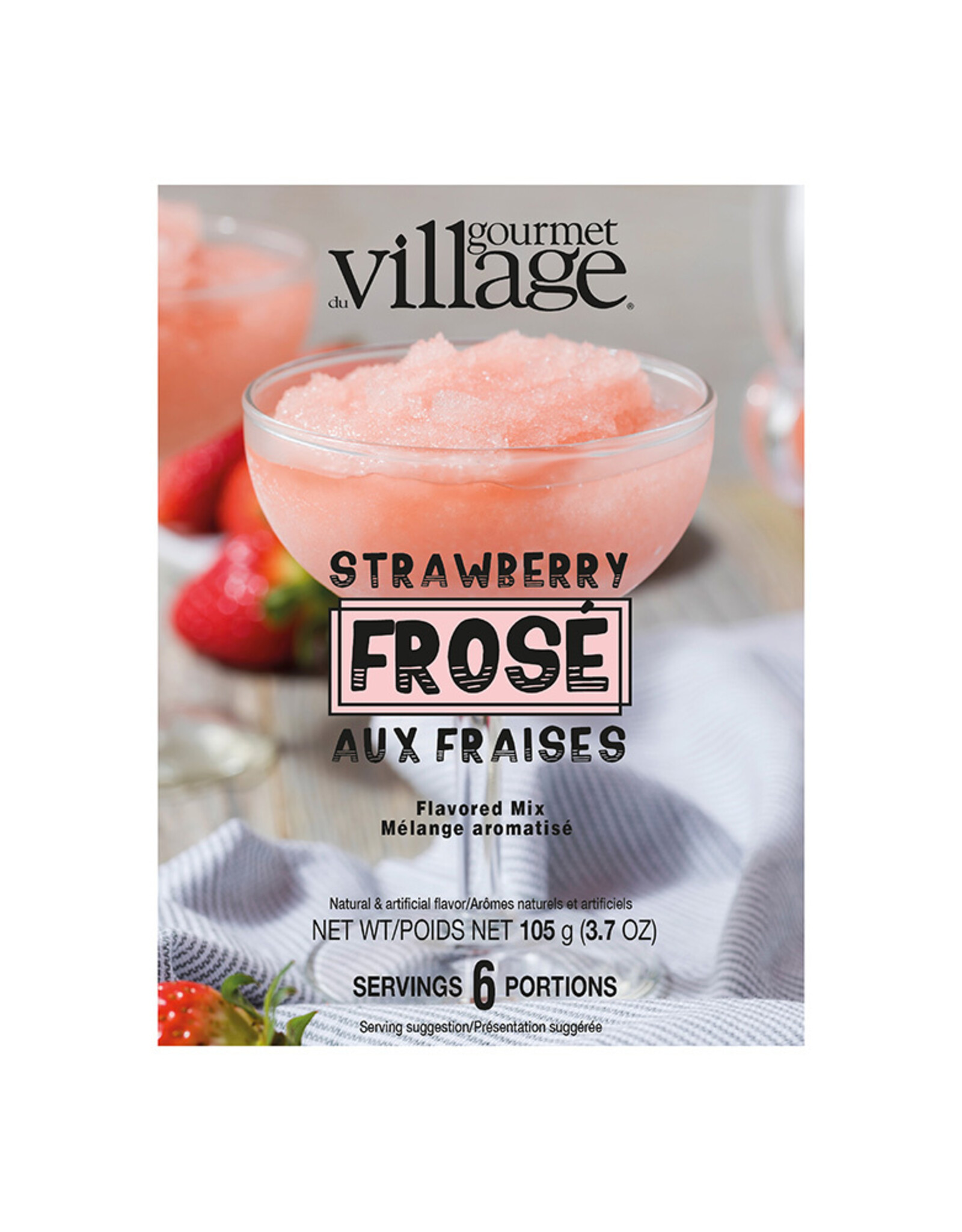 Gourmet Village Drink Mix-Frose, Pink Strawberry