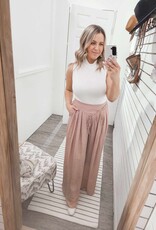 Bluivy The Wiley Wide Leg Pants, Mauve