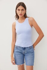 Be Cool The Essential Hi-Neck Tank, Chambray