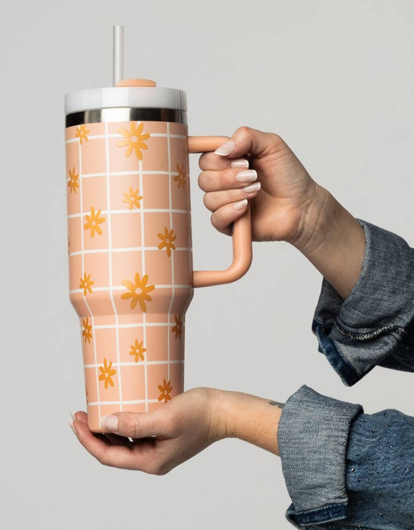 The Care Collective Tumbler, Retro Floral 40oz