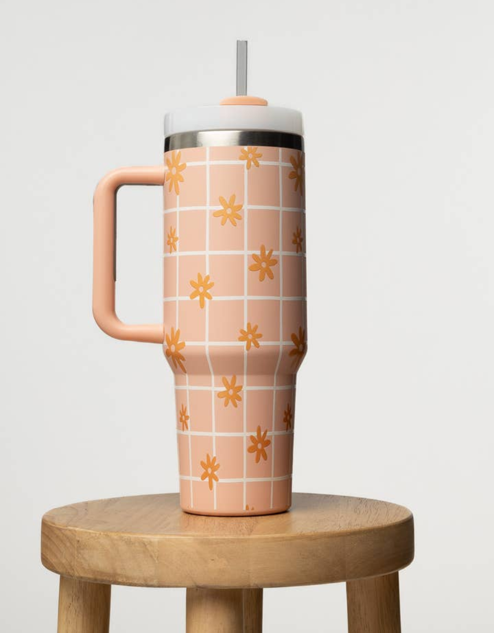 The Care Collective Tumbler, Retro Floral 40oz