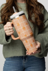 The Care Collective Tumbler, Retro Floral 40oz