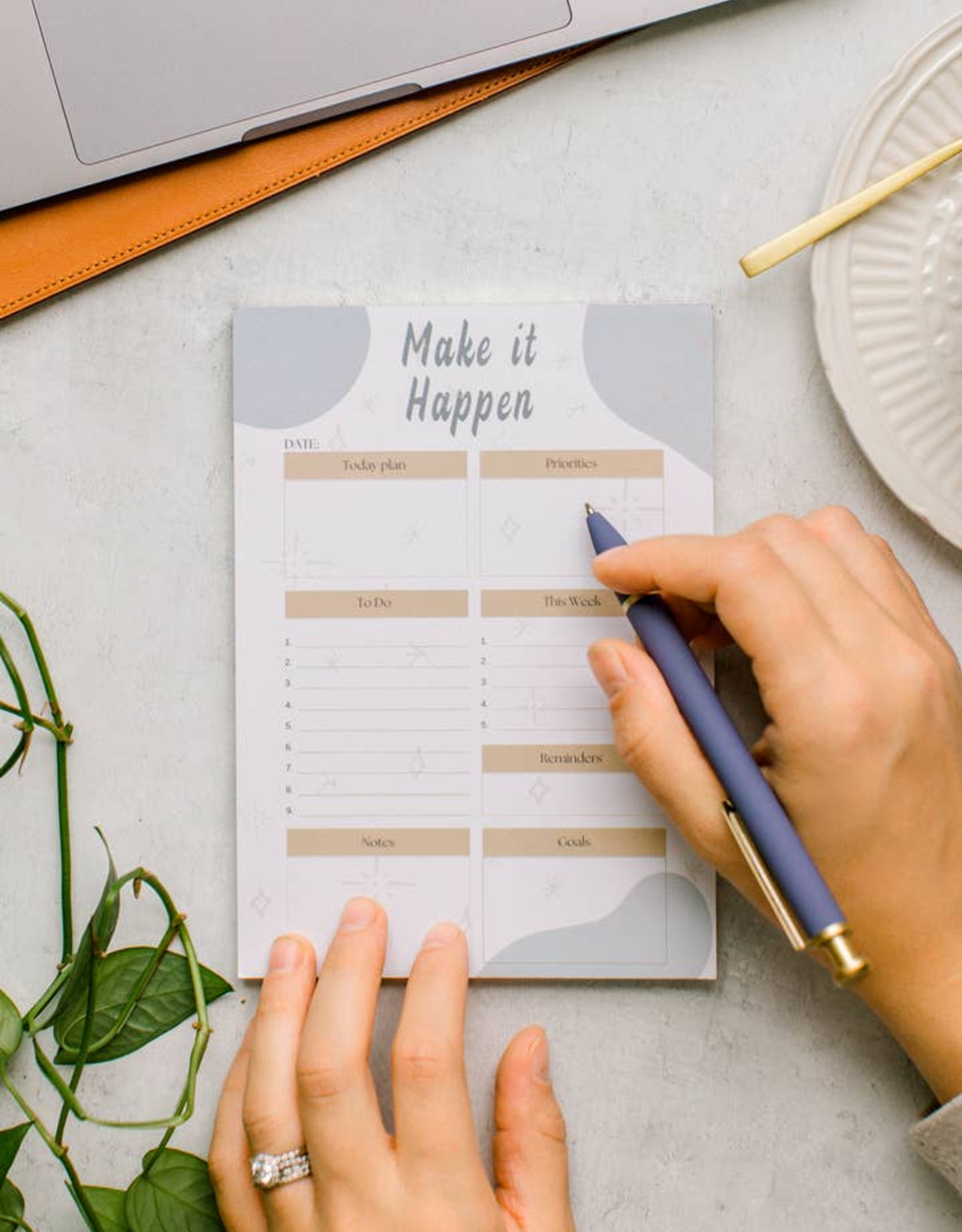 The Care Collective Notepad, Make It Happen