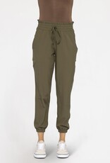 Mono B Essential Cuffed Joggers, Ivy Green