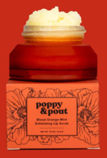 Poppy & Pout Lip Scrub, Blood Orange Mint