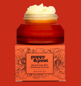 Poppy & Pout Lip Scrub, Blood Orange Mint