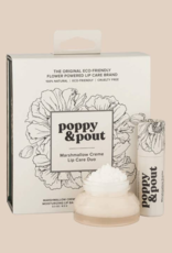 Poppy & Pout Lip Care Duo, Marshmallow Creme