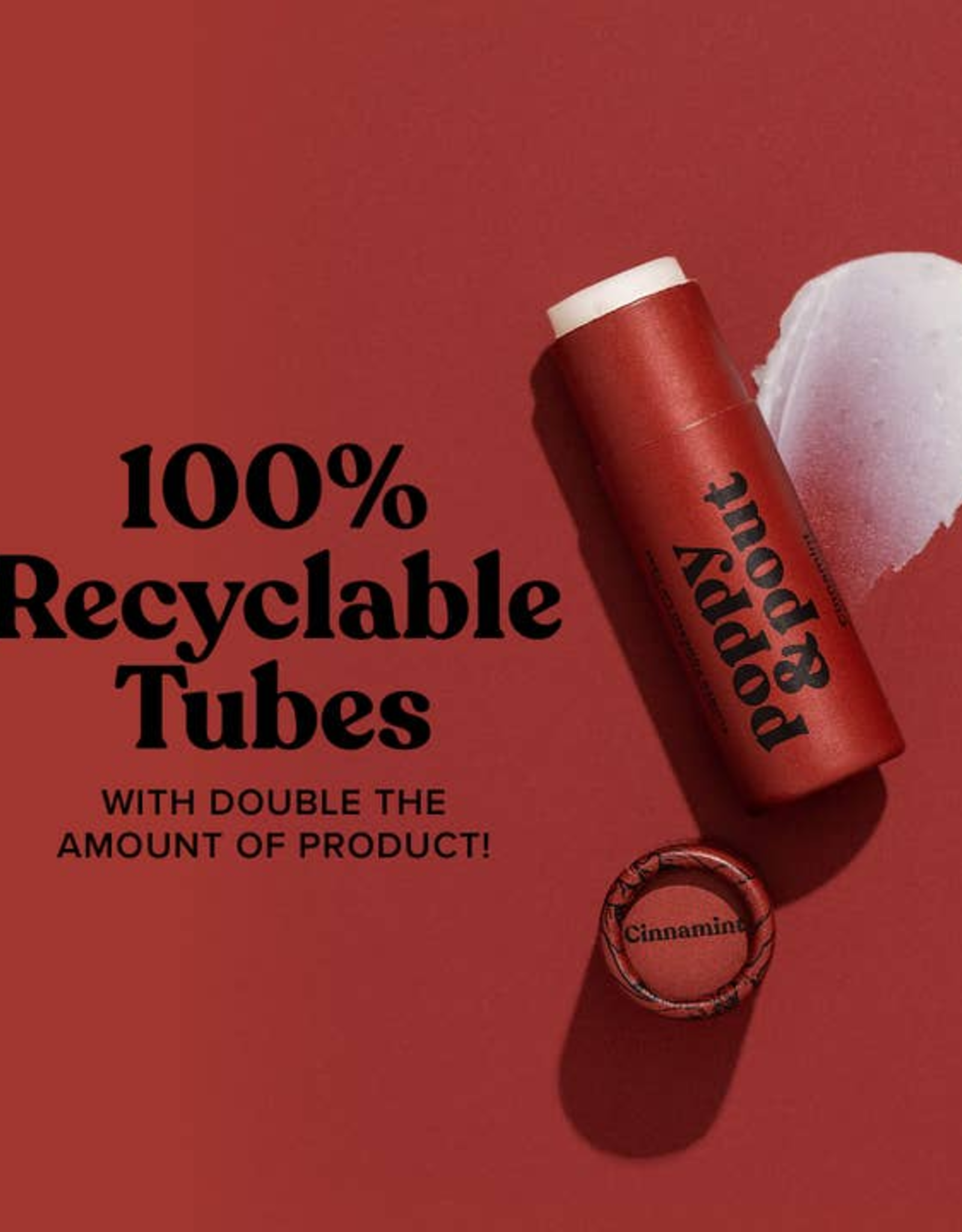 Poppy & Pout Lip Balm, Cinnamint