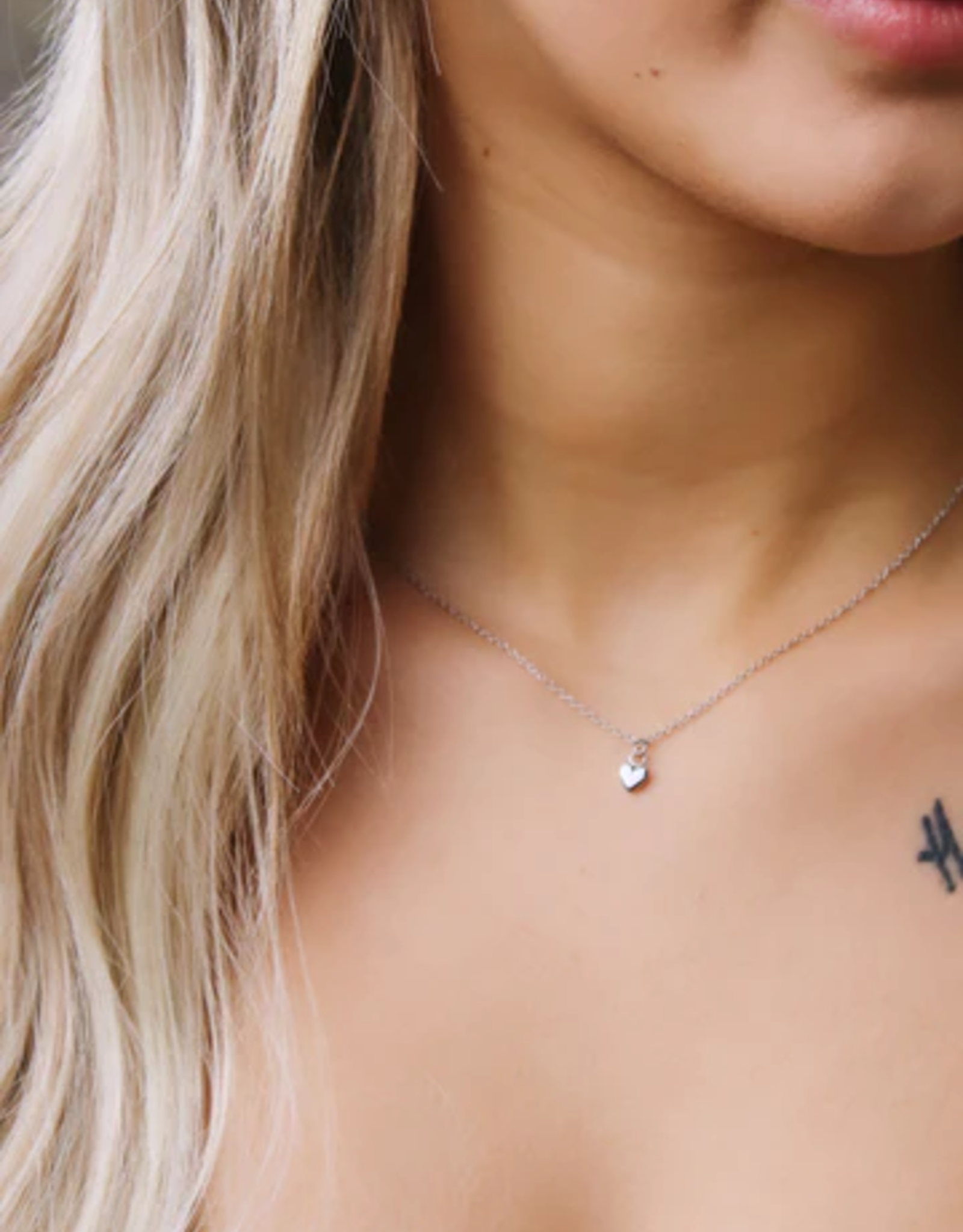 Sweet Three Designs Harmony Necklace, Silver 18-20"