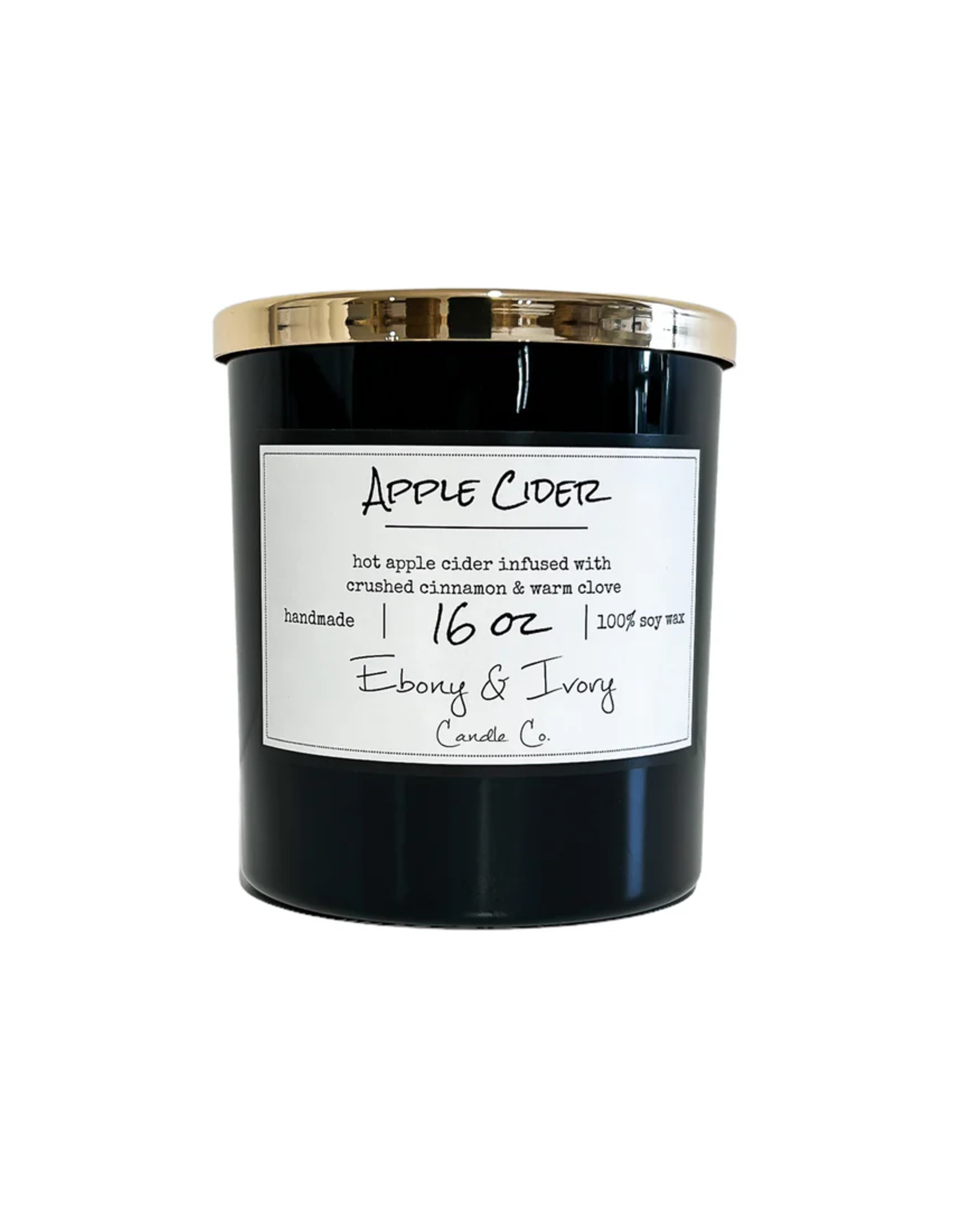 Ebony & Ivory Apple Cider 16oz Candle