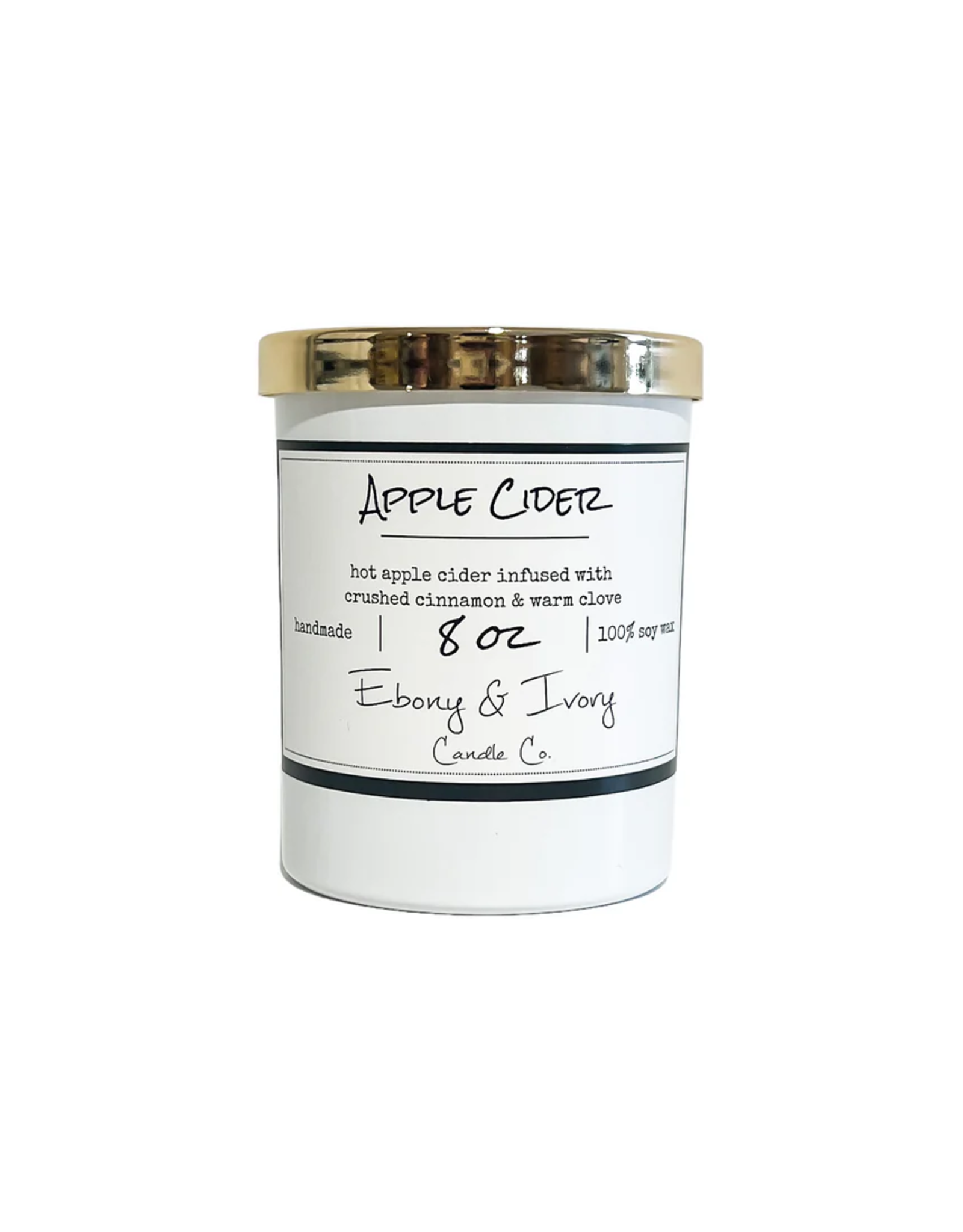 Ebony & Ivory Apple Cider 8oz Candle