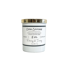Ebony & Ivory Cozy Cottage 8oz Candle