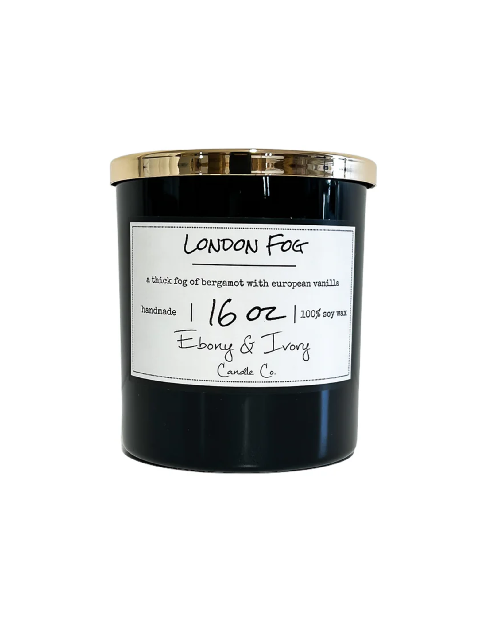 Ebony & Ivory London Fog 16oz Candle