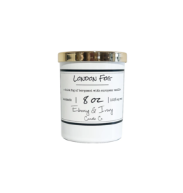 Ebony & Ivory London Fog 8oz Candle