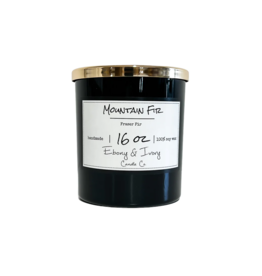 Ebony & Ivory Mountain Fir 16oz Candle