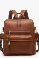 Jen & Co. Amelia Convertible Backpack, Brown