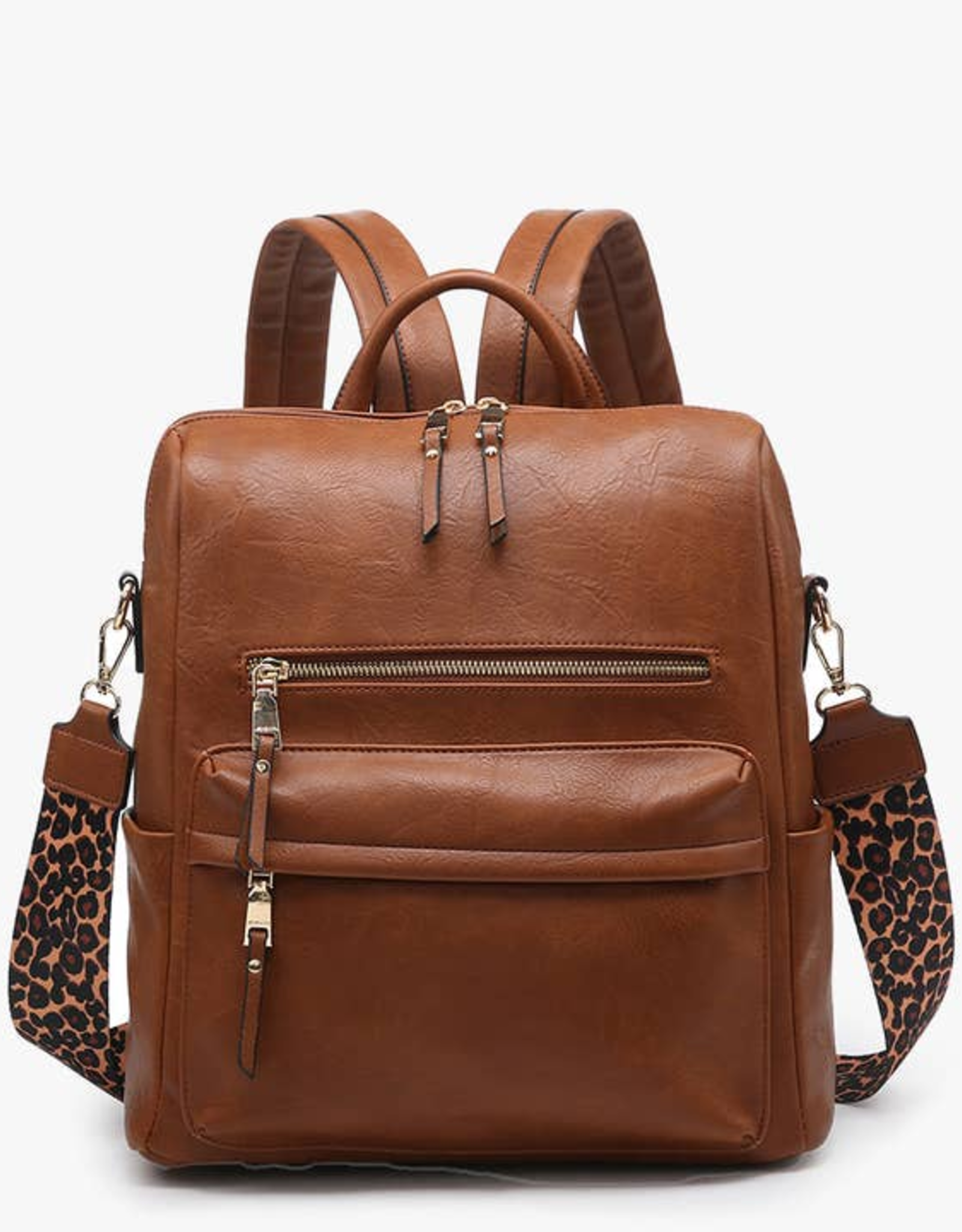 Jen & Co. Amelia Convertible Backpack, Brown