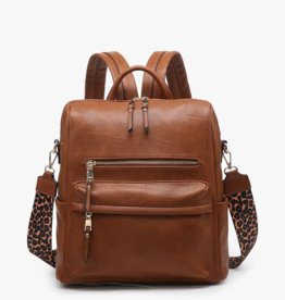 Jen & Co. Amelia Convertible Backpack, Brown