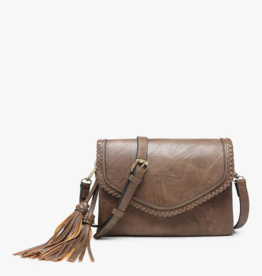 Jen & Co. Sloane Flapover Crossbody-Coffee