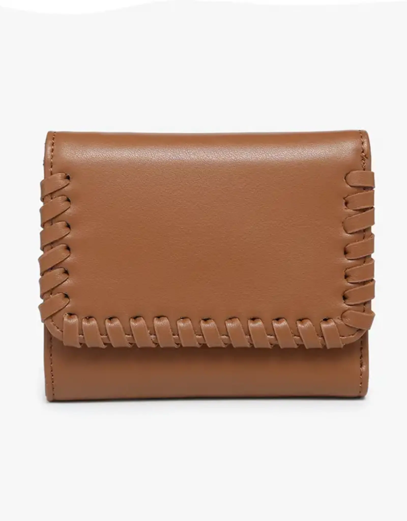 Jen & Co. Logan Whipstitch Tri-fold Wallet