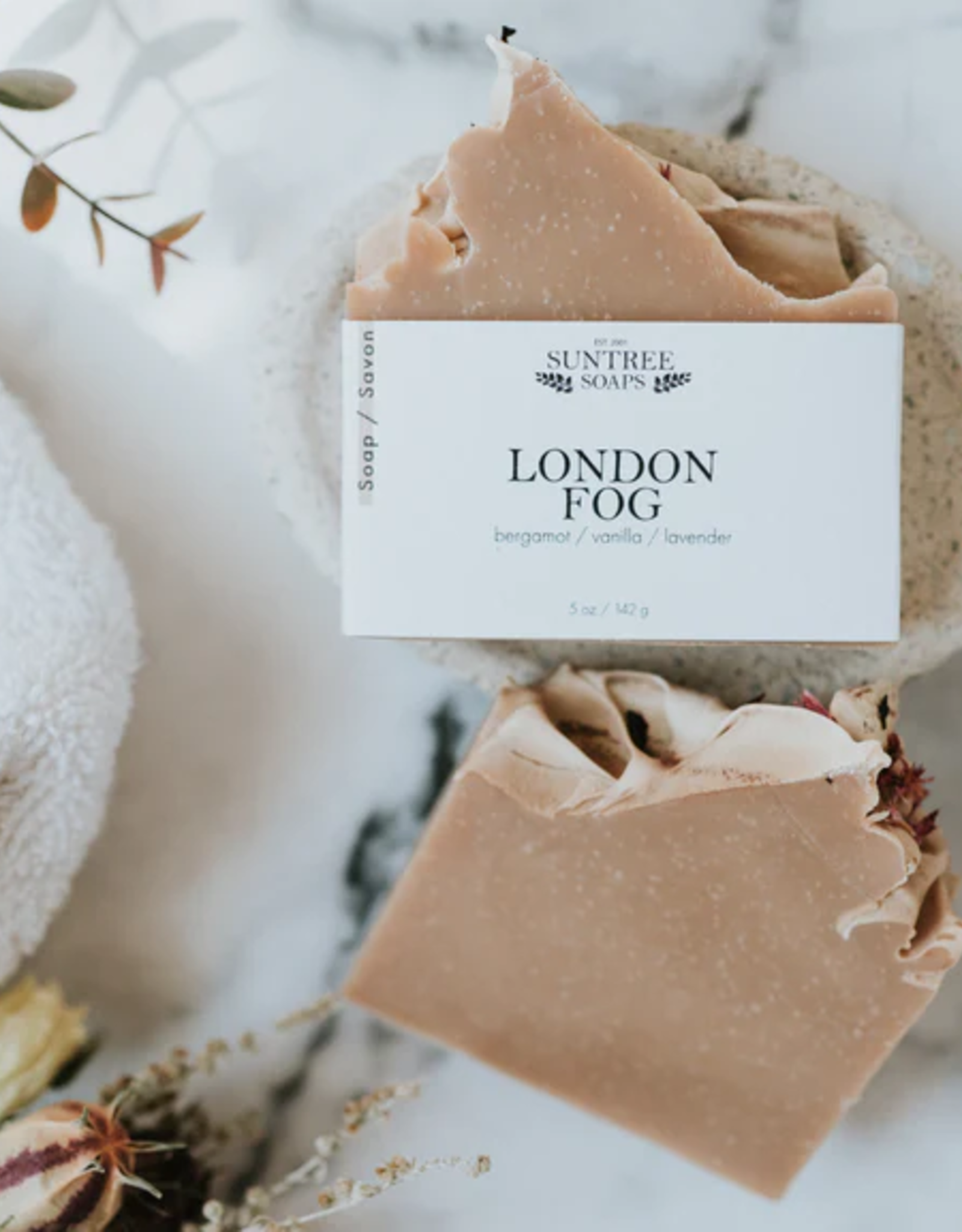 Suntree Soaps Bar Soap-London Fog