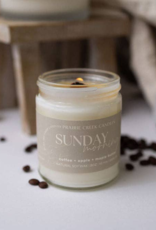 Prairie Creek Candles Wood Wick Candle, Sunday Morning 8oz