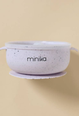 Minika Silicone Bowl w/Lid, Lavender
