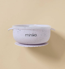 Minika Silicone Bowl w/Lid, Lavender
