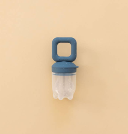 Minika Silicone Feeder Teether, Indigo