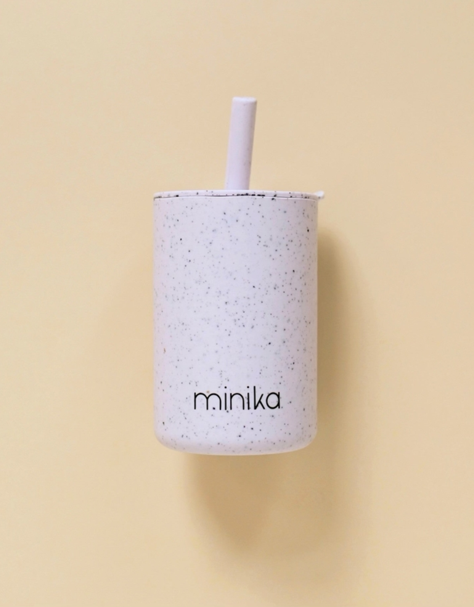 Minika Straw Cup w/Lid, Lavender