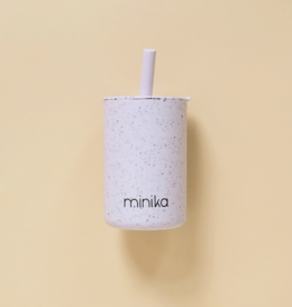 Minika Straw Cup w/Lid, Lavender
