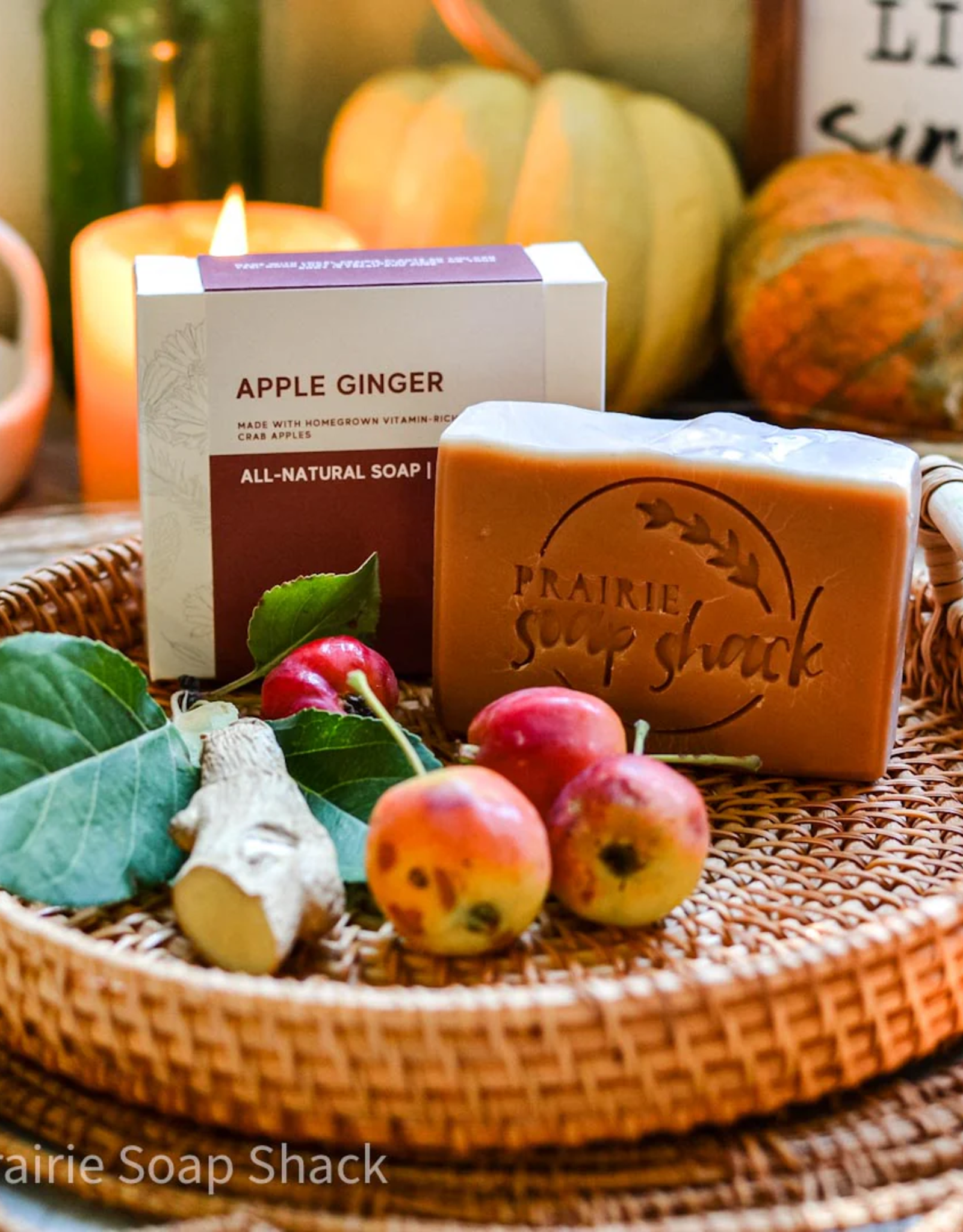 Prairie Soap Shack Bar Soap-Apple Ginger