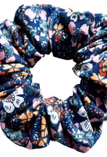 Antler & Acre Scrunchie-Navy Floral