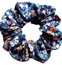 Antler & Acre Scrunchie-Navy Floral