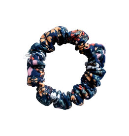Antler & Acre Scrunchie-Mini, Navy Floral