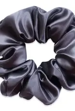 Antler & Acre Scrunchie-Silk, Charcoal