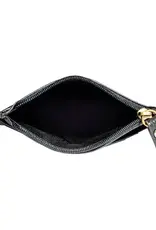 Myra Bag Foothill Creek Double Credit Card Holder in Ebony