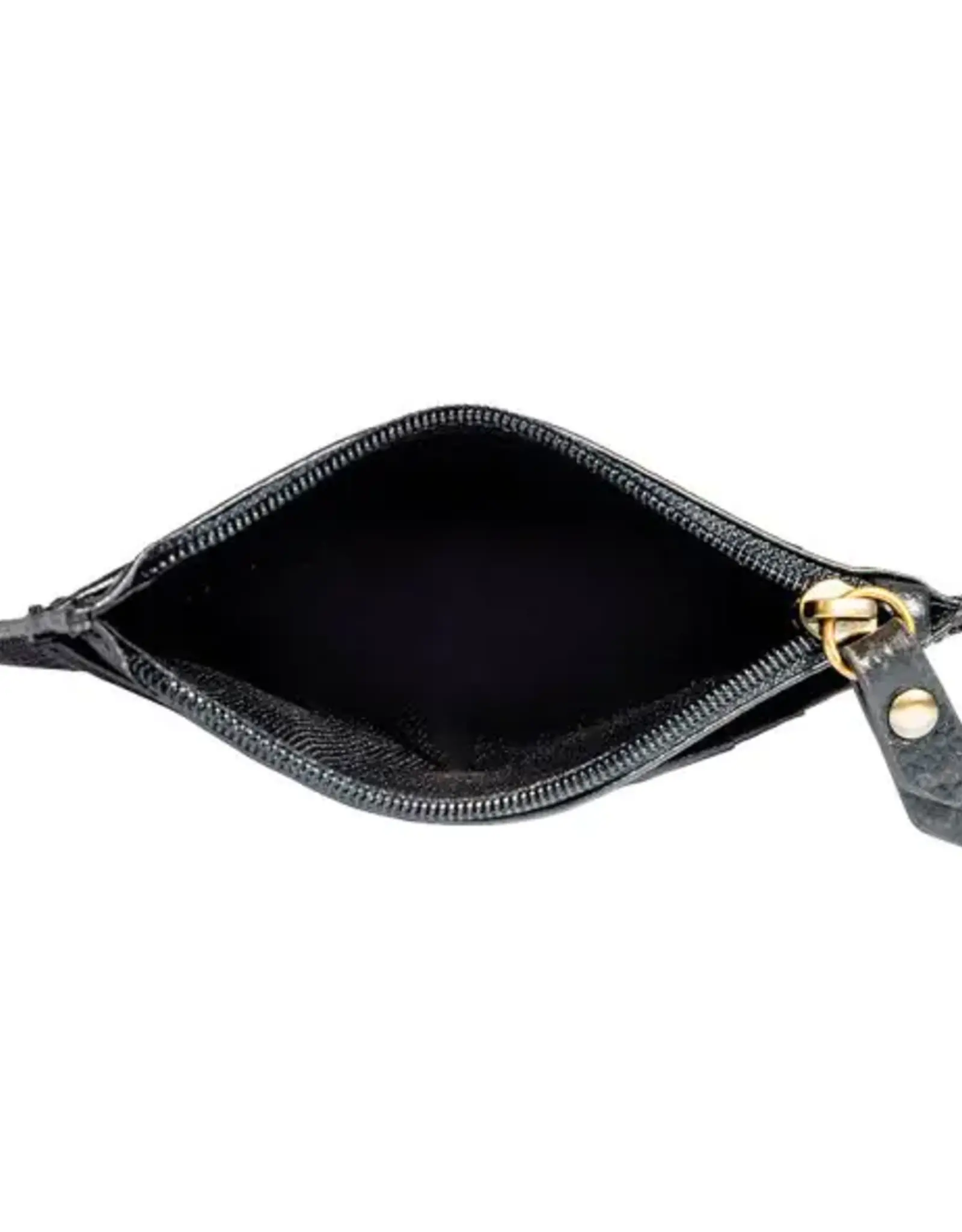 Myra Bag Foothill Creek Double Credit Card Holder in Ebony