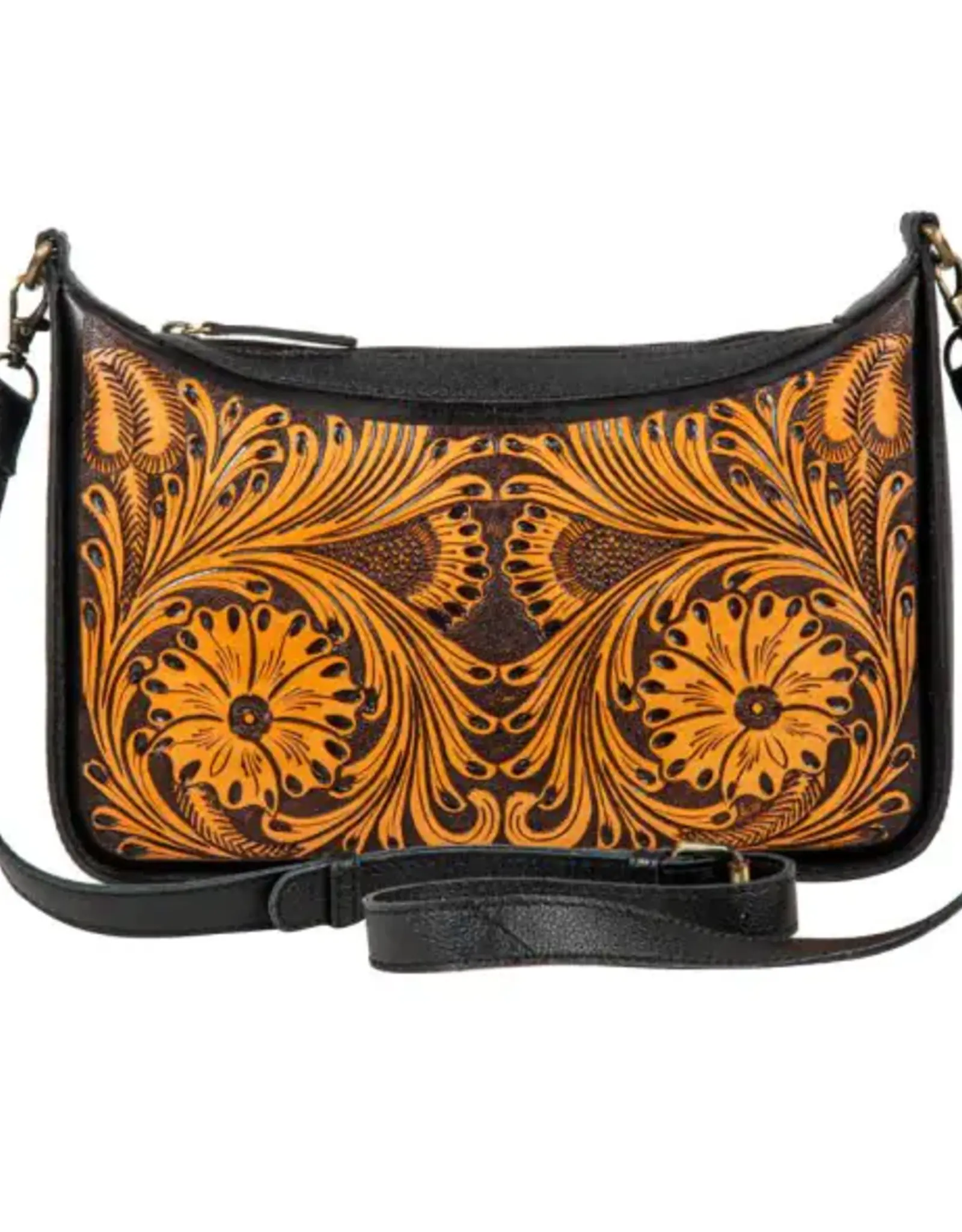 Myra Bag Sunflower Gorge Hand-Tooled Bag