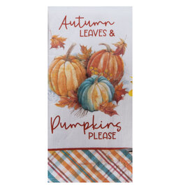 KayDee Terry Towel, HP Pumpkins Please