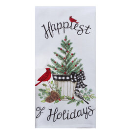 KayDee Terry Towel, WC Happiest Holidays