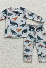 Aier Wholesale Long Sleeve PJs, Christmas Dinos